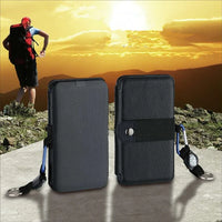 Portable Foldable Solar Charging Panel - 5V 2.1A USB Output, High Power, Camping Tool