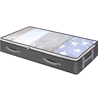 Underbed Storage Bag Four Portable Foldable Quilt Bag Wardrobe Clothes Storage Box Dustproof Organizer Large Capacity
