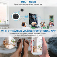IP Camera HD1080P Home Security Wireless Wifi Mini Camera Small CCTV Infrared Night Vision Motion Detection SD Card Slot Audio Jack's Clearance