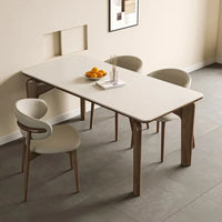 Modern Marble Dining Table – Low Square Island Design for Meetings & Home