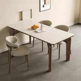 Modern Marble Dining Table – Low Square Island Design for Meetings & Home