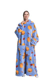 Oversized Wearable Blanket Cozy Warm Hoodie for Adults Soft Sweatshirt for Gifts One Size Fits All