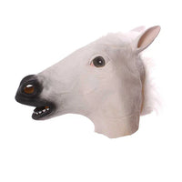 Halloween Mask Ball Cosplay Latex Horse Head Mask Animal Head Set Horse Mask Dog Horse Jun Horse Mask