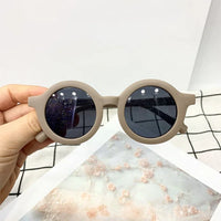 Korea Kids Cute Round Sunglasses for Baby Girls Boys Children Sun Glasses Outdoors UV400 Protection Candy Color De Sol Gafas
