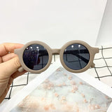 Korea Kids Cute Round Sunglasses for Baby Girls Boys Children Sun Glasses Outdoors UV400 Protection Candy Color De Sol Gafas