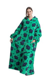 Oversized Wearable Blanket Cozy Warm Hoodie for Adults Soft Sweatshirt for Gifts One Size Fits All