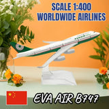 1:400 Scale Diecast Aircraft Model - Boeing & Airbus Airlines from Around the World
