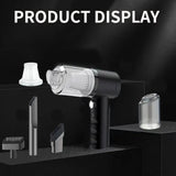 Combination Vacuum Cleaner USB Charging Car Household Vacuum Cleaner Small Car with Fully Automatic High Power Powerful Cleaning