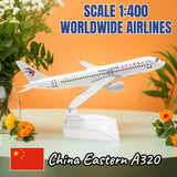 1:400 Scale Diecast Aircraft Model - Boeing & Airbus Airlines from Around the World