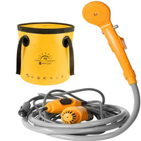Portable Camping Shower 12v Car Cigarette lighter Handheld Outdoor Camp Shower Pump for Travel Camp Hiking Pet Shower Car Wash
