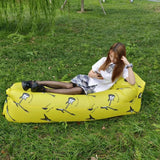 Fast Inflatable Air Sofa Bed Good Quality Sleeping Bag Inflatable Air Bag Lazy Bag Beach Sofa 240*70cm Jack's Clearance
