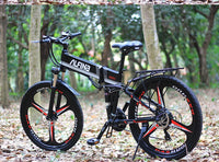 26” Folding Electric Mountain Bike – 250W, Dual Suspension
