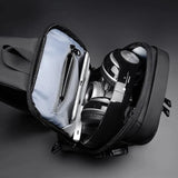Men Multifunction Anti Theft USB Shoulder Bag Man Crossbody Cross Body Travel Sling Chest Bags Pack Messenger Pack Jack's Clearance