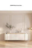 Natural Wood TV Stand Cabinet