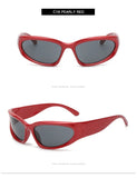Fashion Punk Goggles Sunglasses for Men and Women Personalized Trendy Sunglasses Fashion Glasses UV400 Women's Glasses