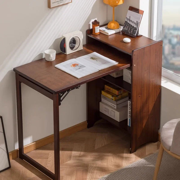 Bamboo Folding Study Desk – Compact Workspace for Bedroom & Small Apartments