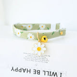 Cat Collars Adjustable Pet Collar For Bell Safety Buckle Planet Jewelry Flower Cute Dog Necklace Pet Products Cat Accessories