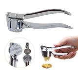 Stainless Steel Manual Garlic Press Kitchen Tool