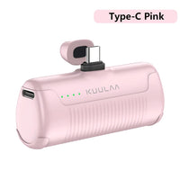 KUULAA Mini Power Bank 4500mAh - Portable Charger for iPhone 14/13/12/11 Pro Max & Samsung/Xiaomi