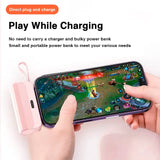 10000mAh Mini Portable Power Bank External Battery Plug Play Power Bank Type C Fast Effective Charger For iPhone Samsung Huawei
