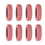 8pcs Travel Luggage Caster Shoes Silicone Suitcase Wheels Protection Cover Reduce Noise Trolley Box Casters Cover