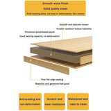 Double-Layer Solid Wood Nightstand – Versatile Bedside & Sofa Side Table