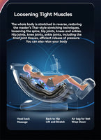 6D Shiatsu Massage Chair – Full Body, Zero Gravity, Heat & AI Control