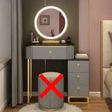 A Set Makeup Dressing Table with Mirror Slate Furniture Girl Bedroom Bedside Storage Cabinet Integrated Minimalist Makeup Vanity Jack's Clearance