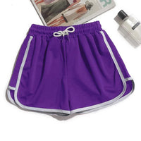 Wide Leg Shorts Sleeping Pants Casual Loose Sports Shorts 2024 Summer Basic Elastic Waist Drawstring Yoga Pants Running Pants