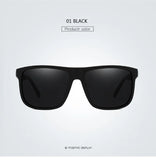 Fashion Vintage Square Polarized Sunglasses Men Women Luxury Brand Designer Men's Sun Glasses Driving Fishing UV400 Eyewear Man