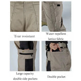 New Men's Tactical Work Pants Outdoor Waterproof Cargo Trousers Casual Multi-pocket Wear-Resistant Outdoor Training Trousers