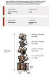 Rotating Bookshelf Organizer – Stylish Storage for Books & Magazines