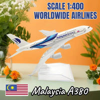 1:400 Scale Diecast Aircraft Model - Boeing & Airbus Airlines from Around the World