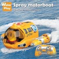2.4GHz Remote Control Motorboat Waterproof Spray  RC Jack's Clearance