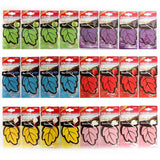 Natural Vanilla Tea Leaf Car Air Fresheners – Hanging Auto Perfume (3–60 Pack)