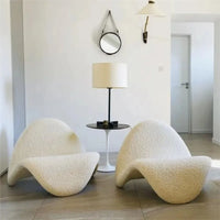 Velvet Minimalist Lounge Chair – Italian-Inspired Nordic Comfort