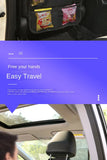 Car Backseat Organizer with Touchscreen Tablet Holder – Storage Pockets & Seat Protector