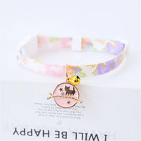 Cat Collars Adjustable Pet Collar For Bell Safety Buckle Planet Jewelry Flower Cute Dog Necklace Pet Products Cat Accessories