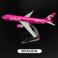 Scale 1:400 Metal Aviation Replica Viva Air Aircraft Model Diecast Airplane