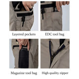 New Men's Tactical Work Pants Outdoor Waterproof Cargo Trousers Casual Multi-pocket Wear-Resistant Outdoor Training Trousers