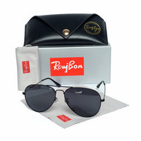 Classic Pilot Polarized Sunglasses Men Luxury Metal Black Aviation Sun Glasses Male Fashion Driving Vacation Shades UV400