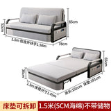 Foldable Queen Sofa Beds King Single Modern Living Room Adjustable Bed Frames Multifunctional Storage Furniture Jack's Clearance