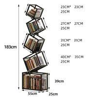 Rotating Bookshelf Organizer – Stylish Storage for Books & Magazines