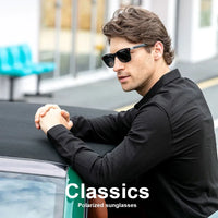 Men’s Polarized Night Vision Driving Glasses – Outdoor Sport PC Frame Sunglasses