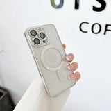 Magnetic Wireless Charging Case for iPhone with Transparent Design and Soft Silicone Cover Jack's Clearance