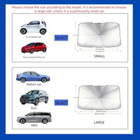 Car Front Windshield Sunshade Umbrella – Summer Sun Protection & Interior Cooler