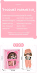 Doll For Girl Baby Doll Toys Children Kid Boy Toy PC Lover Holiday Gift Full Set Bjd 1/12 Mini Dolls Baby Clothes Dress Up