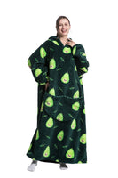 Oversized Wearable Blanket Cozy Warm Hoodie for Adults Soft Sweatshirt for Gifts One Size Fits All