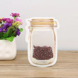 20 Pcs Mason Jar Bags Reusable Ziplocks Food Storage Bags Sealable Leakproof Jar Bags For Snacks Nuts Candies Biscuit Cookies