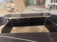 Natural Wood TV Stand Cabinet